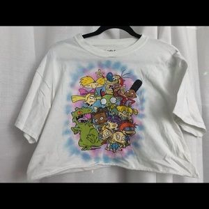 Nickelodeon cartoon crop top